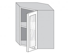 1.60.3у Шкаф настенный (h=720) угловой на 600мм со стекл. дверцей в Нижней Туре - nizhnyaya-tura.магазин96.com | фото