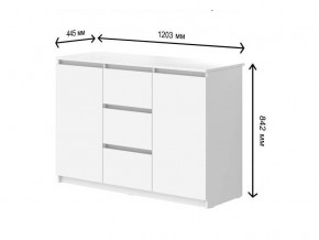 Комод с 3-мя ящиками и дверками СГ Модерн в Нижней Туре - nizhnyaya-tura.магазин96.com | фото