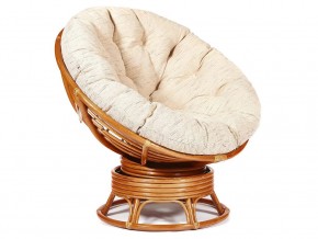 Кресло-качалка Papasan w 23/01 B с подушкой Cognac, ткань Старт в Нижней Туре - nizhnyaya-tura.магазин96.com | фото