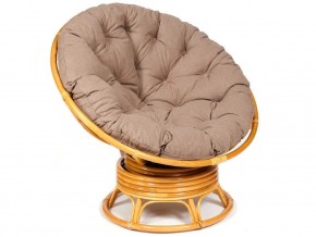 Кресло-качалка Papasan w 23/01 B с подушкой Honey, экошерсть Коричневый в Нижней Туре - nizhnyaya-tura.магазин96.com | фото