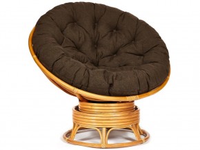 Кресло-качалка Papasan w 23/01 B с подушкой Honey, ткань Коричневый в Нижней Туре - nizhnyaya-tura.магазин96.com | фото