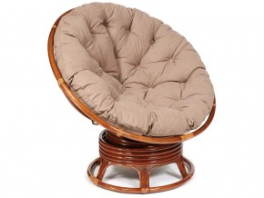 Кресло-качалка Papasan w 23/01 B с подушкой Pecan, экошерсть Коричневый в Нижней Туре - nizhnyaya-tura.магазин96.com | фото