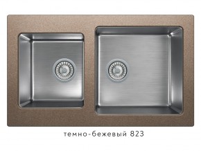 Мойка комбинированная Tolero twist TTS-840 Темно-бежевый 823 в Нижней Туре - nizhnyaya-tura.магазин96.com | фото