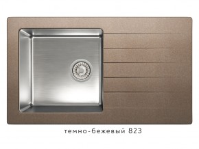 Мойка комбинированная Tolero twist TTS-860 Темно-бежевый 82 в Нижней Туре - nizhnyaya-tura.магазин96.com | фото