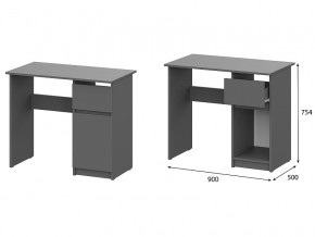 Стол письменный 900 Денвер Графит серый в Нижней Туре - nizhnyaya-tura.магазин96.com | фото